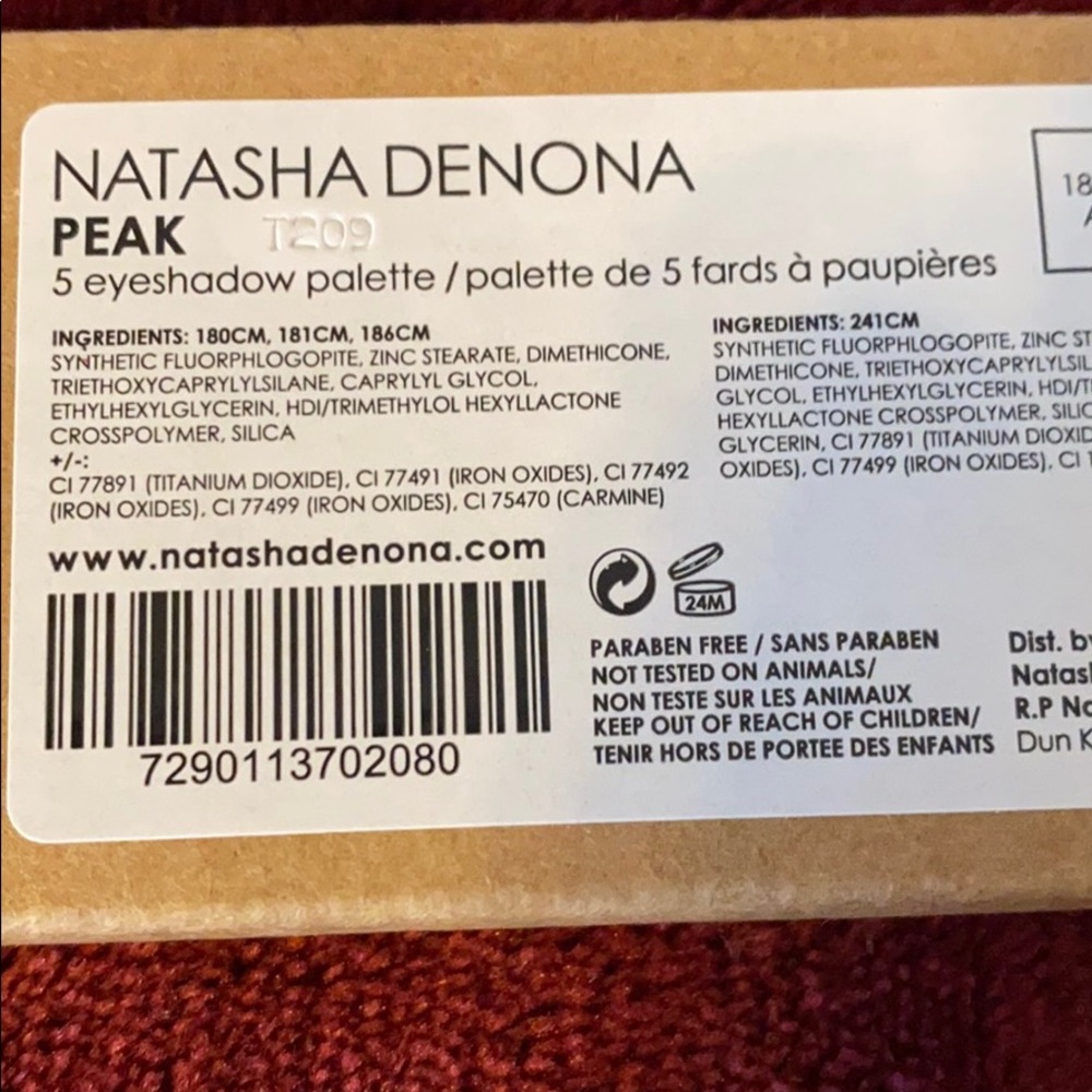 Natasha Denona PEAK 5 Pan EyeShadow Palette - Picture 5 of 10